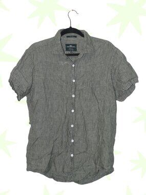 Rodd & Gunn 100% linen button down M